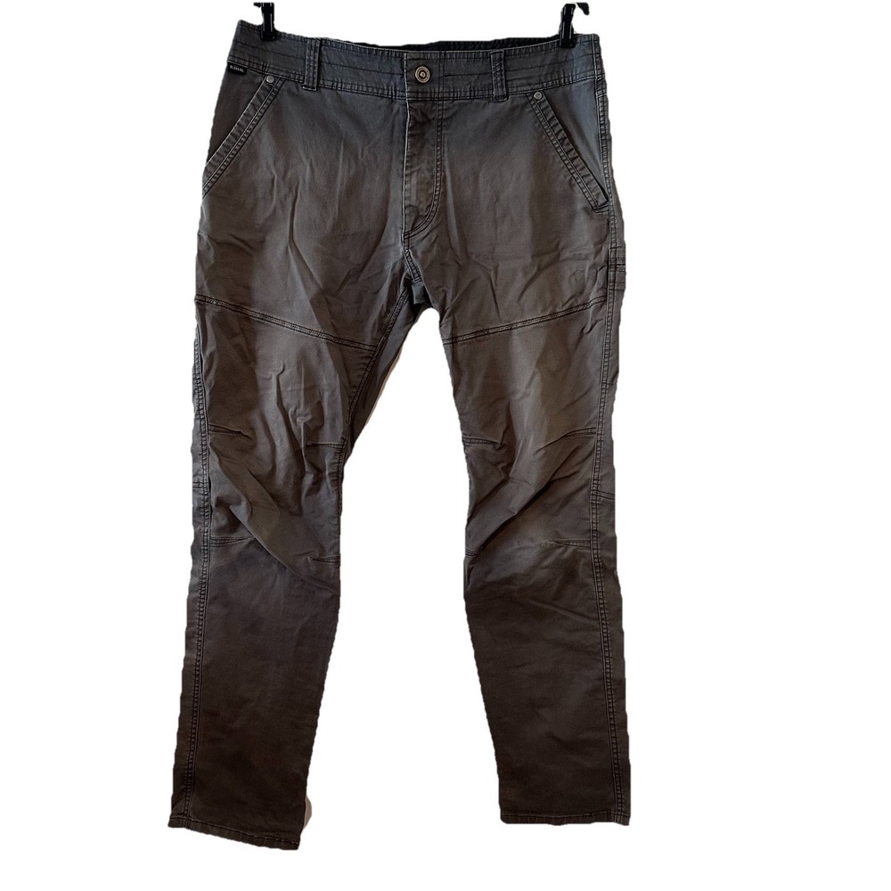 Kuhl Gray Pants Mens 34x31 Free Generatr Faded  Outdoor‎ Hiking Pockets Trousers